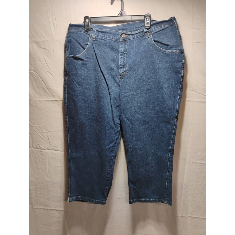 Riders Womens Denim Blue Capri Jeans 12W M 151 9566
